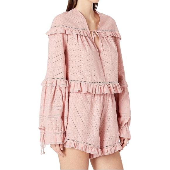 Jonathan Simkai Ruffle Blouse - Picture 3 of 4